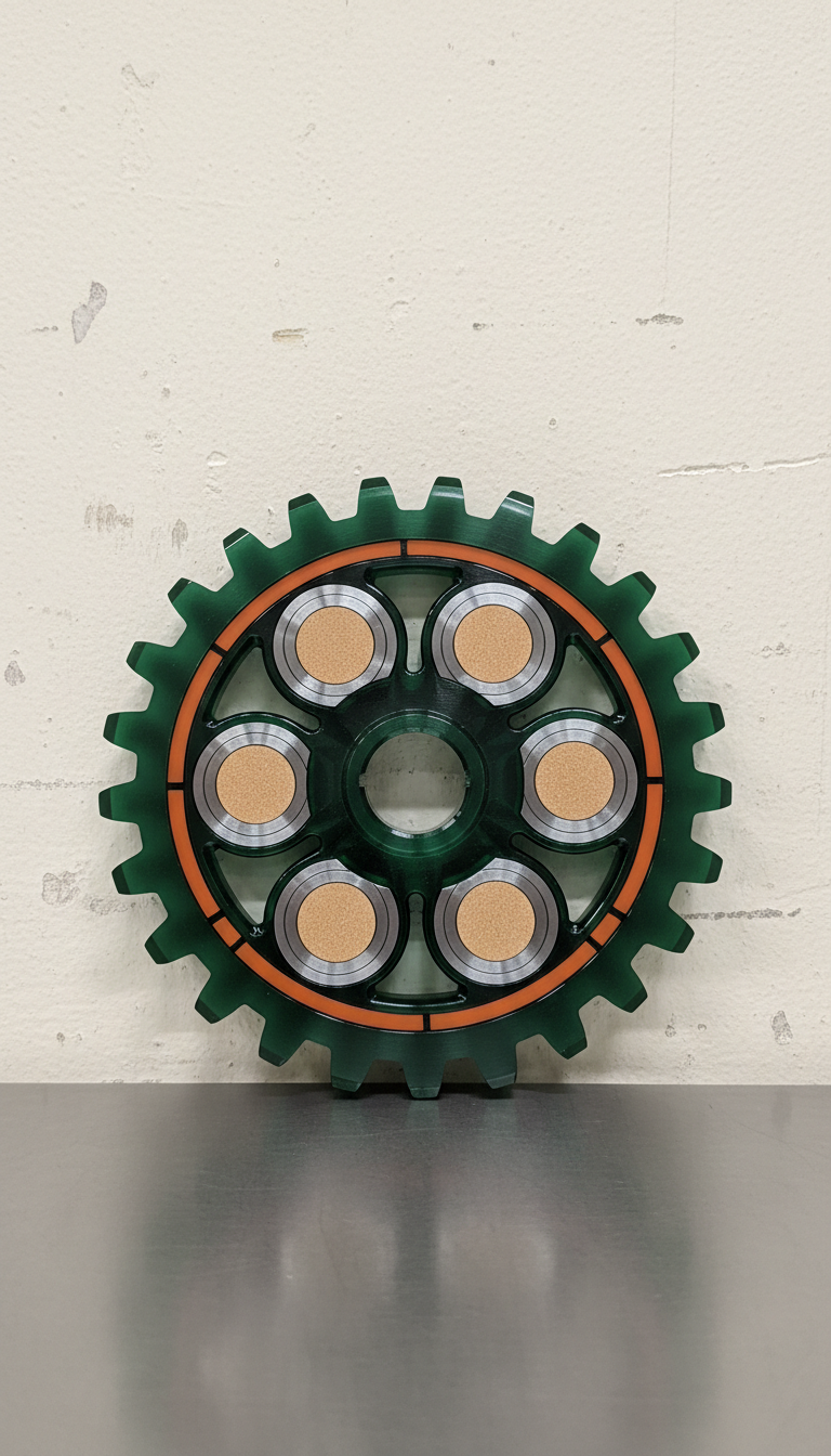Custom CNC polycarbonate gear