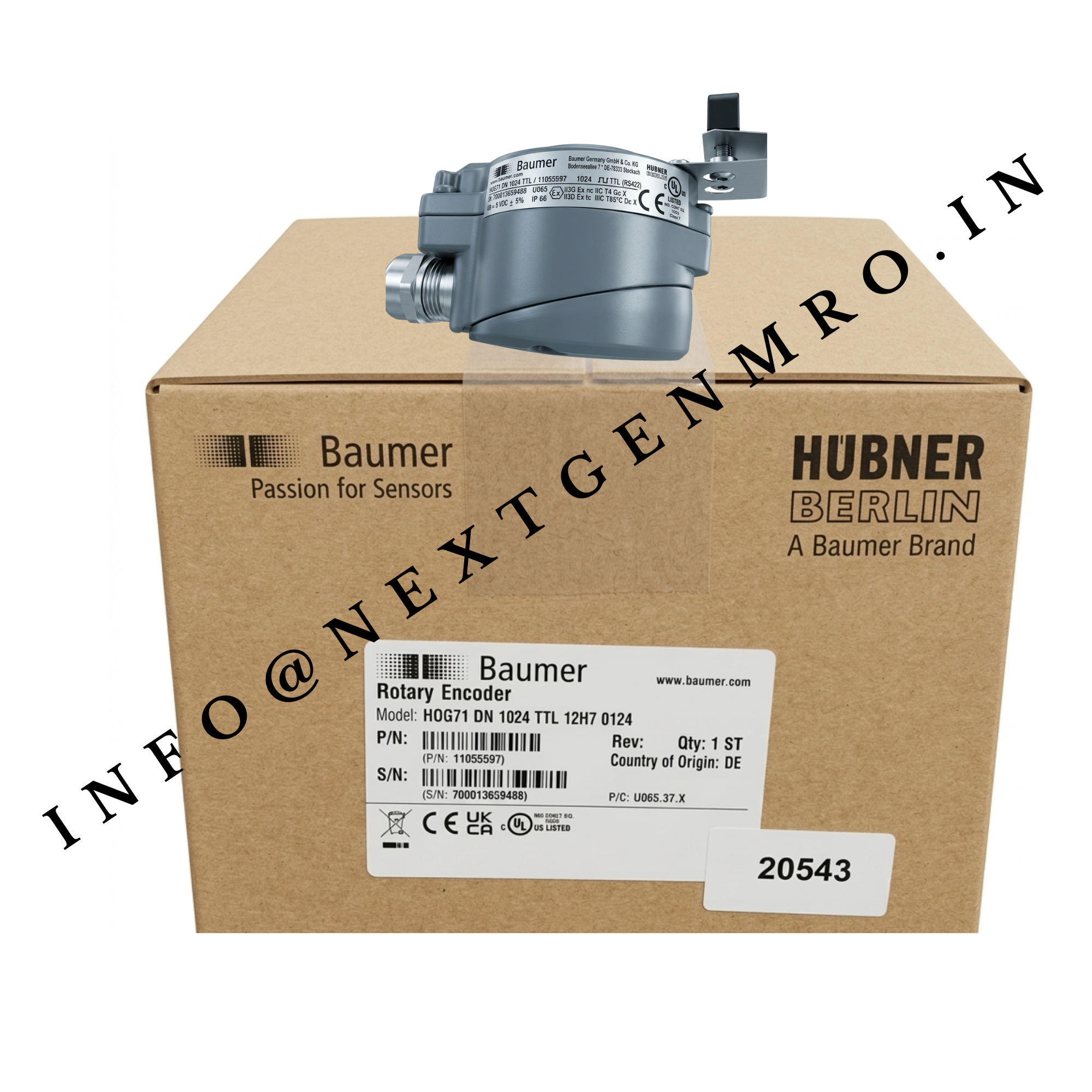 BAUMER ENCODER HOG71DN1024TTL12H7 0124